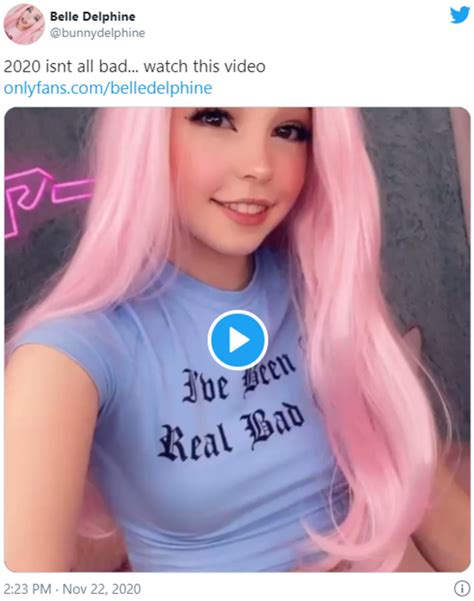 belle delphine tits|Belle Delphines Porn Videos 